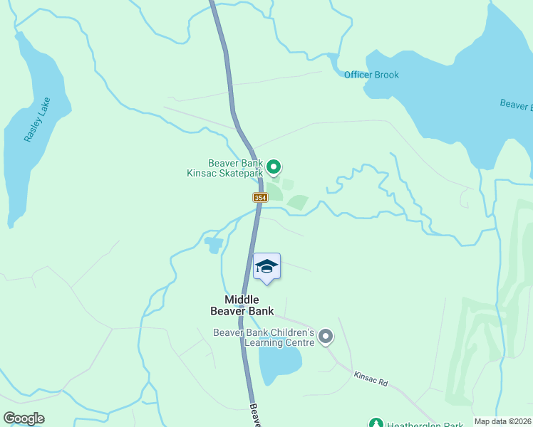 map of restaurants, bars, coffee shops, grocery stores, and more near 1661 Beaver Bank Road in Beaver Bank