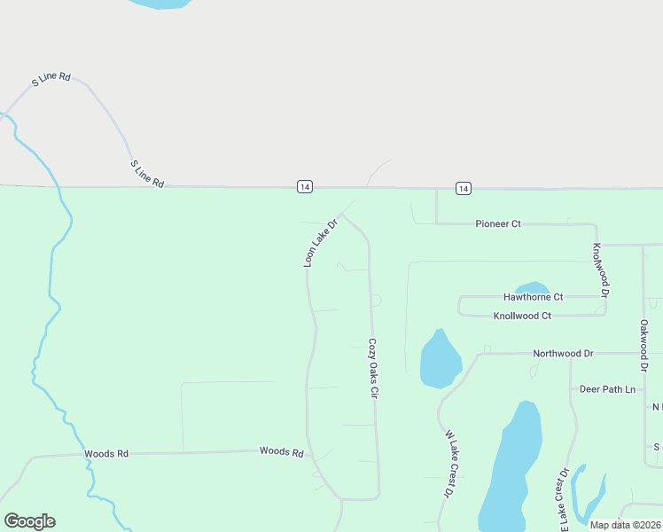 map of restaurants, bars, coffee shops, grocery stores, and more near W5322 Ann Court in Shawano