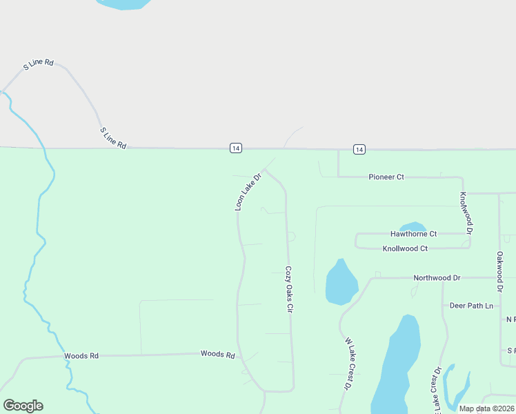 map of restaurants, bars, coffee shops, grocery stores, and more near W5322 Ann Court in Shawano