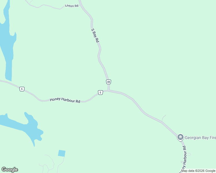 map of restaurants, bars, coffee shops, grocery stores, and more near 1660 Honey Harbour Road in Port Severn