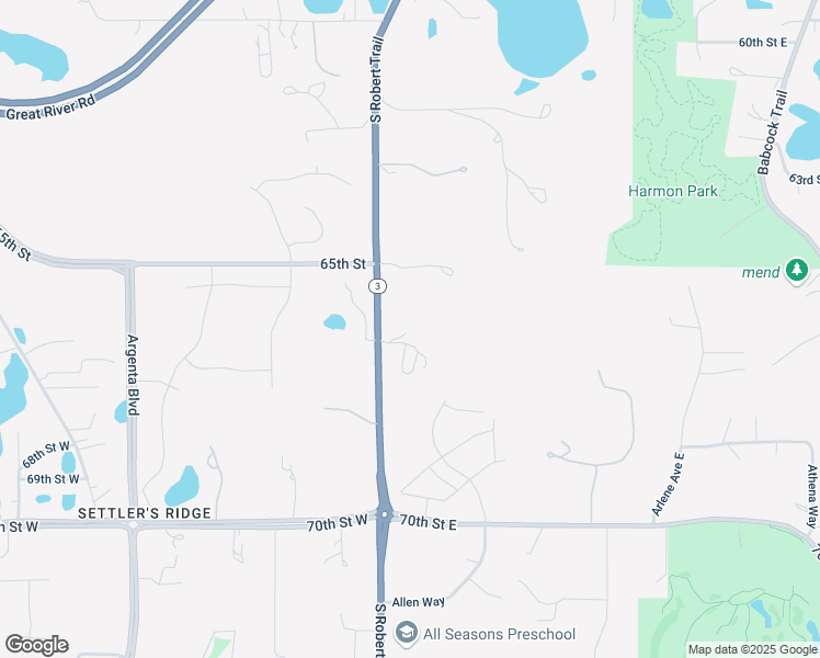 map of restaurants, bars, coffee shops, grocery stores, and more near 6570 South Robert Trail in Inver Grove Heights