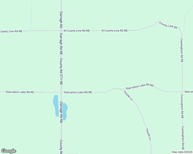 map of restaurants, bars, coffee shops, grocery stores, and more near 6319 Starvation Lake Road Northeast in Mancelona