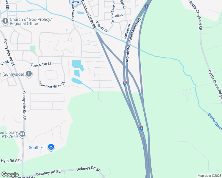 map of restaurants, bars, coffee shops, grocery stores, and more near 2193 Navaho Court Southeast in Salem