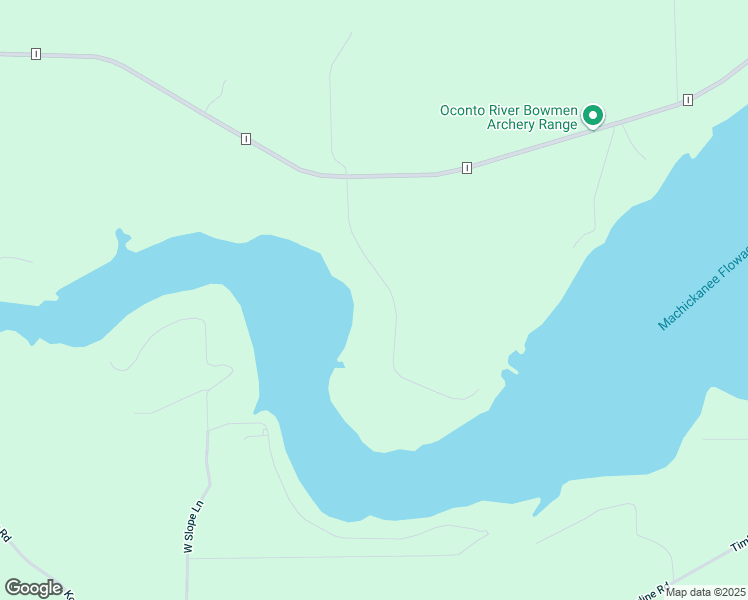 map of restaurants, bars, coffee shops, grocery stores, and more near 5077 Machickanee Lane in Lena