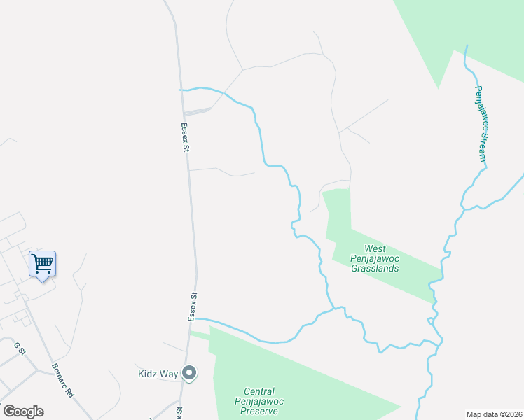 map of restaurants, bars, coffee shops, grocery stores, and more near Chestnut Trail in Bangor