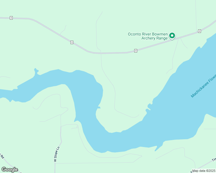 map of restaurants, bars, coffee shops, grocery stores, and more near 5077 Machickanee Lane in Lena