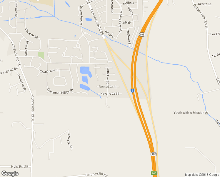 map of restaurants, bars, coffee shops, grocery stores, and more near 2133 Navaho Court Southeast in Salem