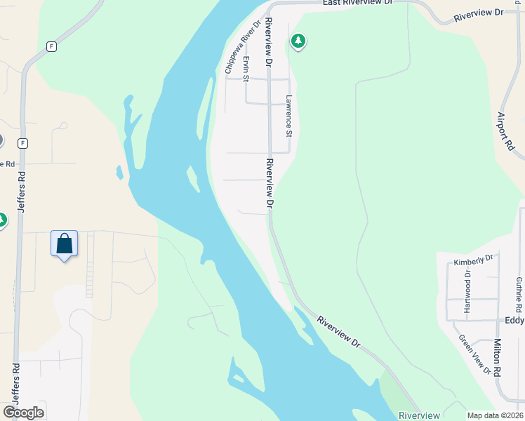 map of restaurants, bars, coffee shops, grocery stores, and more near 3222 Donna Court in Eau Claire