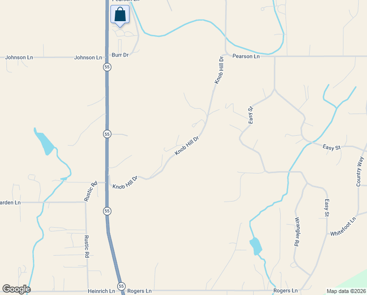 map of restaurants, bars, coffee shops, grocery stores, and more near 63 Knob Hill Drive in McCall