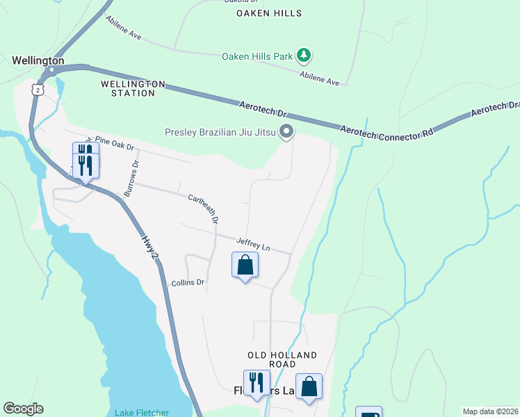 map of restaurants, bars, coffee shops, grocery stores, and more near 15 Belmore Drive in Wellington