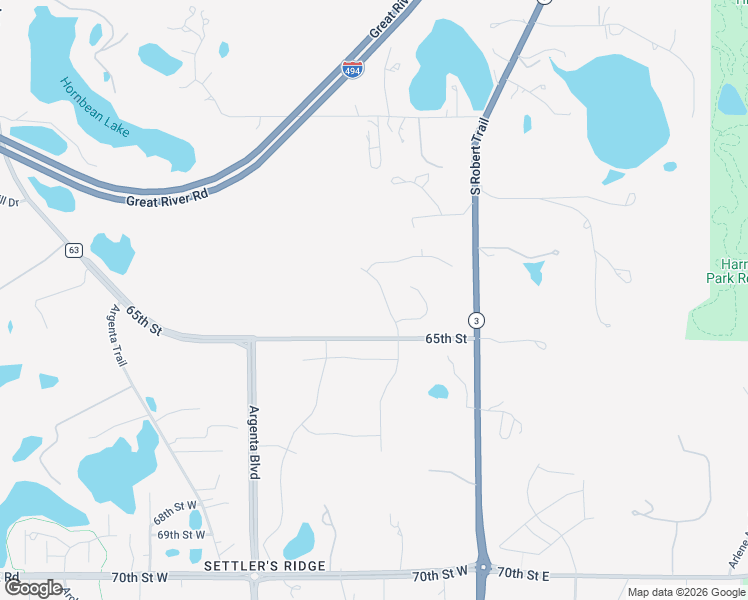 map of restaurants, bars, coffee shops, grocery stores, and more near 6477 South Robert Trail in Inver Grove Heights