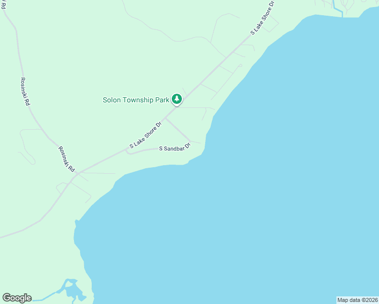 map of restaurants, bars, coffee shops, grocery stores, and more near South Sandbar Drive in Cedar