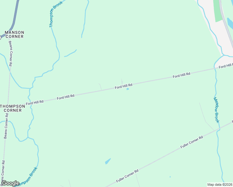 map of restaurants, bars, coffee shops, grocery stores, and more near 366 Ford Hill Road in Hartland