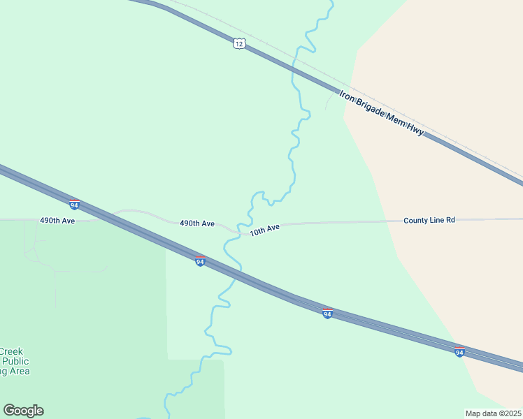 map of restaurants, bars, coffee shops, grocery stores, and more near 1184 10th Ave in Elk Mound