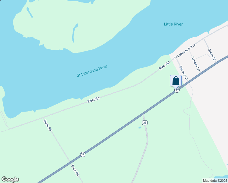 map of restaurants, bars, coffee shops, grocery stores, and more near 214 River Road in Waddington