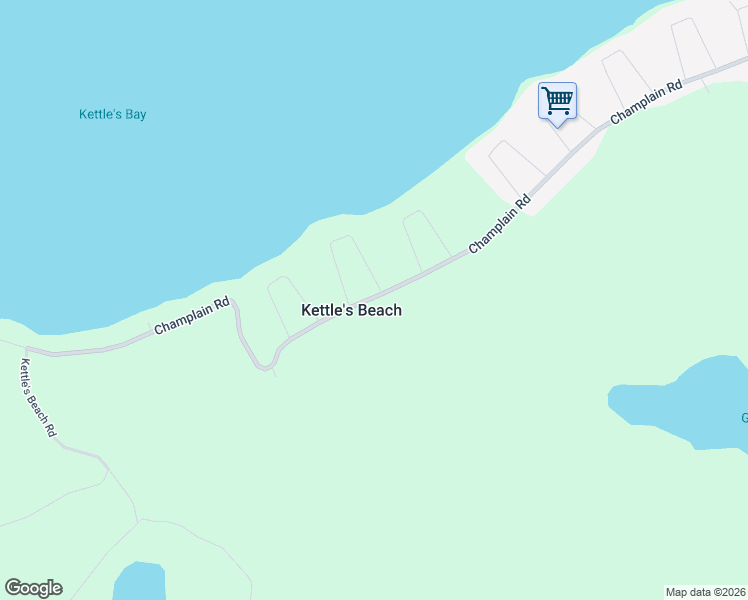 map of restaurants, bars, coffee shops, grocery stores, and more near 2384 Champlain Road in Simcoe County