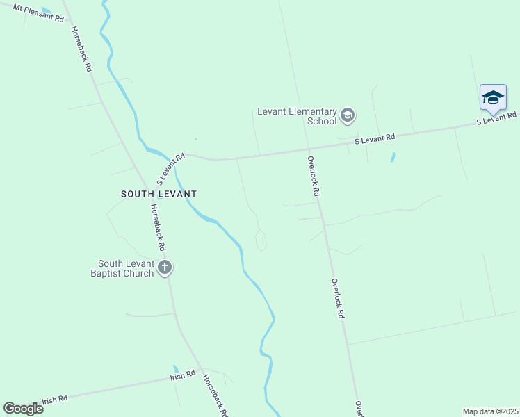 map of restaurants, bars, coffee shops, grocery stores, and more near 34 Willowbrook Lane in Levant