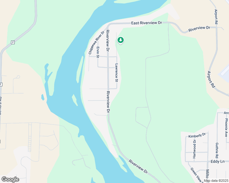 map of restaurants, bars, coffee shops, grocery stores, and more near 229 Hickory Lane in Eau Claire