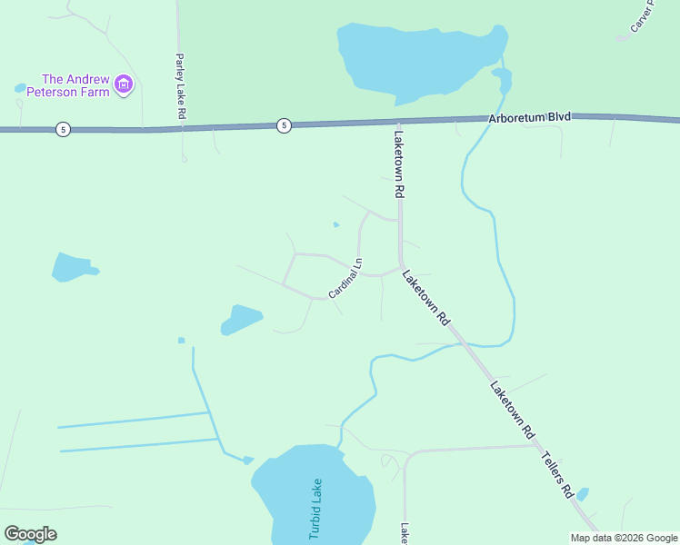 map of restaurants, bars, coffee shops, grocery stores, and more near 8115 Cardinal Lane in Waconia