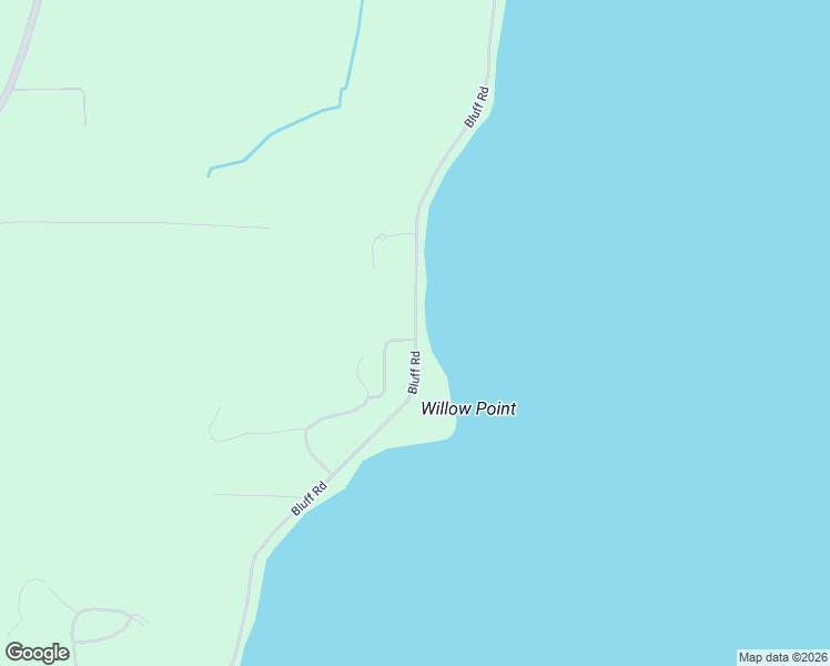 map of restaurants, bars, coffee shops, grocery stores, and more near 11909 Bluff Road in Traverse City