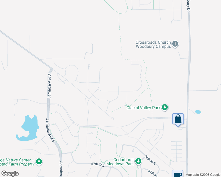 map of restaurants, bars, coffee shops, grocery stores, and more near 9319 63rd Street South in Cottage Grove