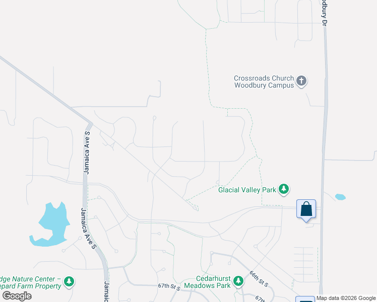 map of restaurants, bars, coffee shops, grocery stores, and more near 9319 63rd Street South in Cottage Grove