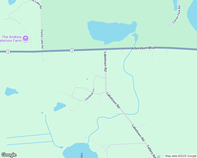 map of restaurants, bars, coffee shops, grocery stores, and more near 8015 Cardinal Lane in Waconia