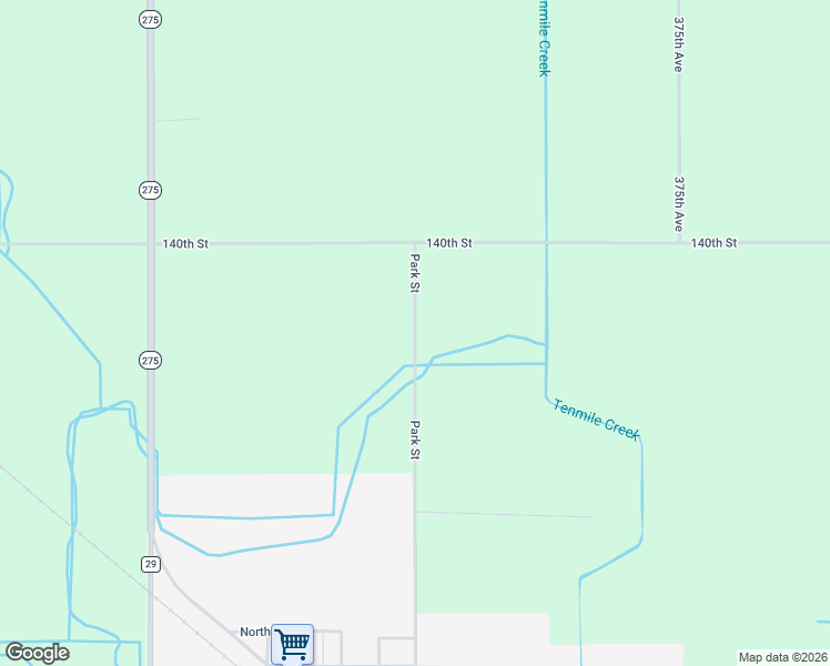 map of restaurants, bars, coffee shops, grocery stores, and more near Park Street in Boyd