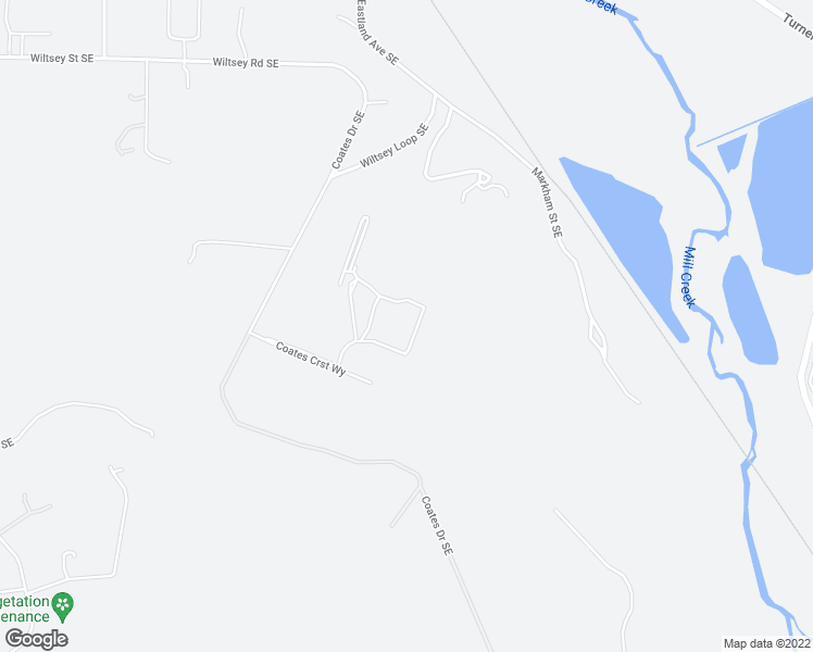 map of restaurants, bars, coffee shops, grocery stores, and more near 4160 Coates Crest Way in Salem