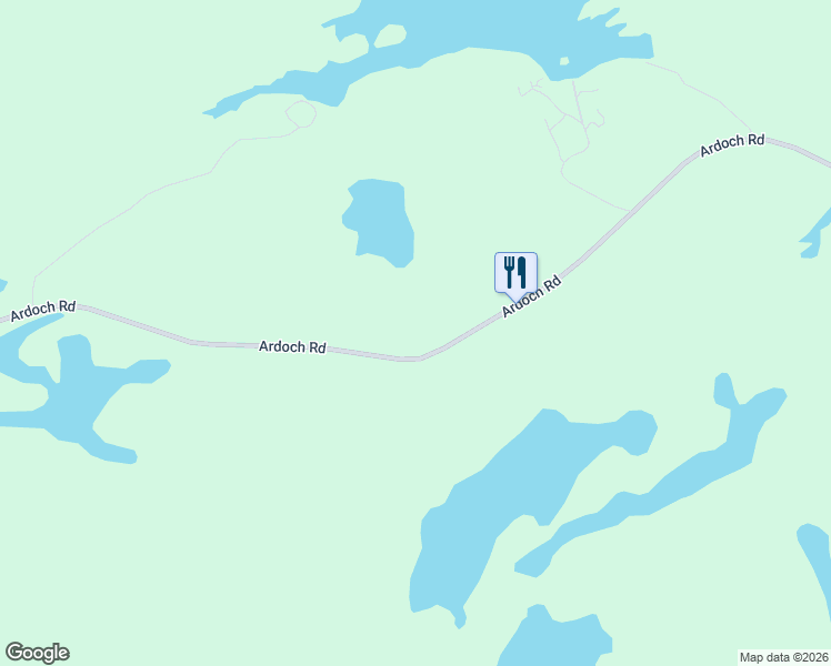 map of restaurants, bars, coffee shops, grocery stores, and more near 2800 Ardoch Road in North Frontenac