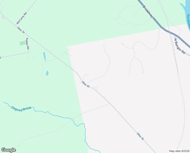 map of restaurants, bars, coffee shops, grocery stores, and more near 54 Pine Ledge Road in Bangor