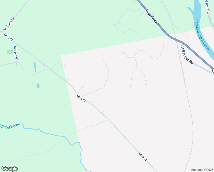 map of restaurants, bars, coffee shops, grocery stores, and more near 51 Pine Ledge Road in Bangor