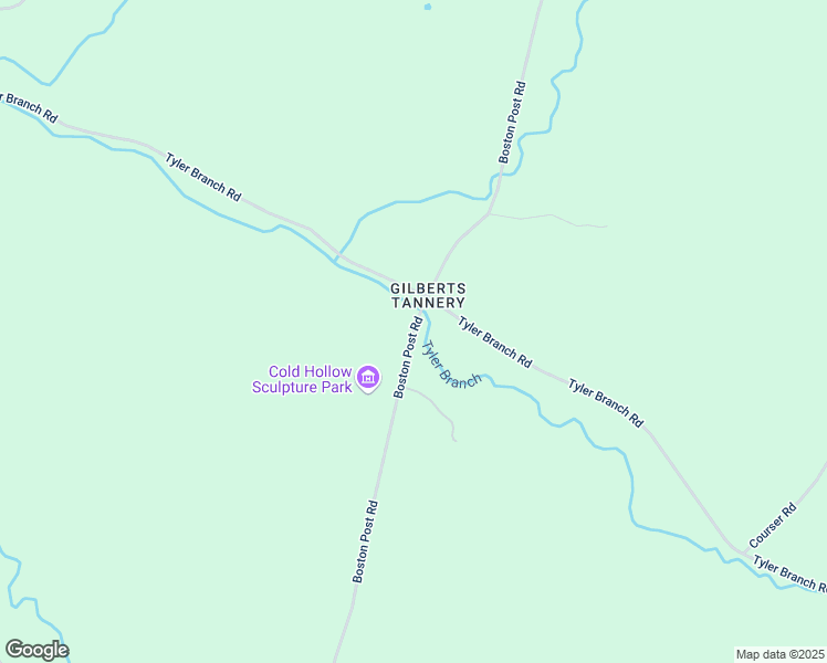 map of restaurants, bars, coffee shops, grocery stores, and more near Boston Post Road in Franklin County