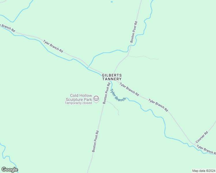 map of restaurants, bars, coffee shops, grocery stores, and more near Boston Post Road in Franklin County