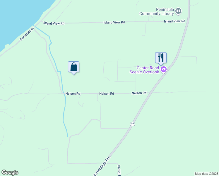 map of restaurants, bars, coffee shops, grocery stores, and more near 2701 Nelson Road in Traverse City