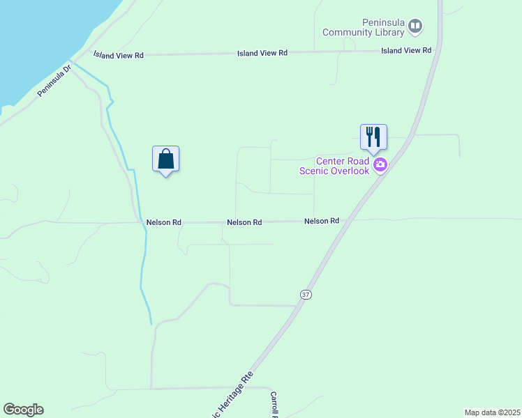 map of restaurants, bars, coffee shops, grocery stores, and more near 2701 Nelson Road in Traverse City