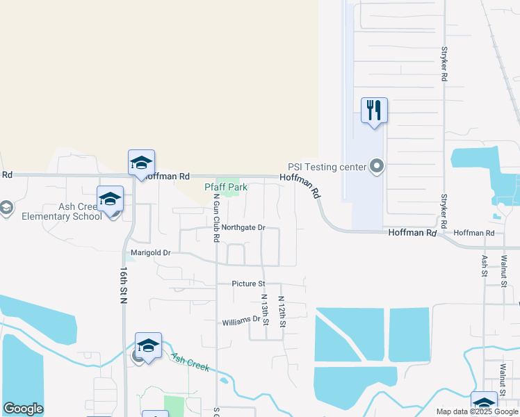 map of restaurants, bars, coffee shops, grocery stores, and more near 833 Daniel Street in Independence
