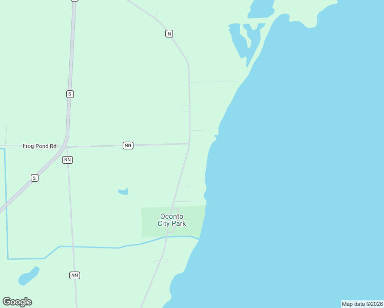 map of restaurants, bars, coffee shops, grocery stores, and more near 5266 County Highway N in Oconto