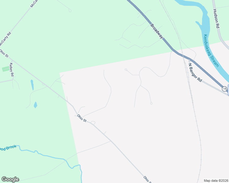 map of restaurants, bars, coffee shops, grocery stores, and more near 75 Pine Ledge Road in Bangor