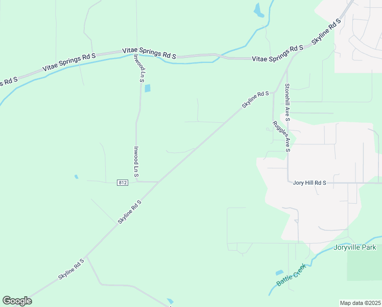map of restaurants, bars, coffee shops, grocery stores, and more near Skyline Road South in Marion County