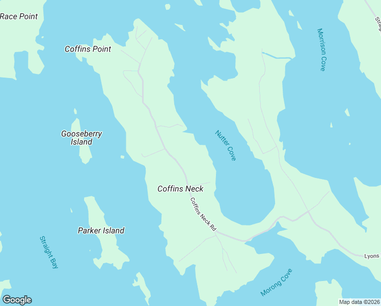 map of restaurants, bars, coffee shops, grocery stores, and more near 123 Coffins Neck Road in Lubec