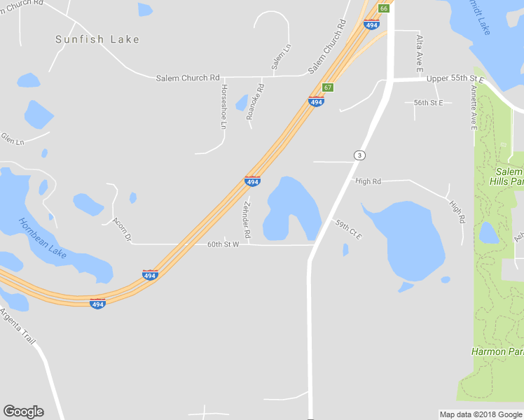 map of restaurants, bars, coffee shops, grocery stores, and more near 5900 Zehnder Road in Inver Grove Heights