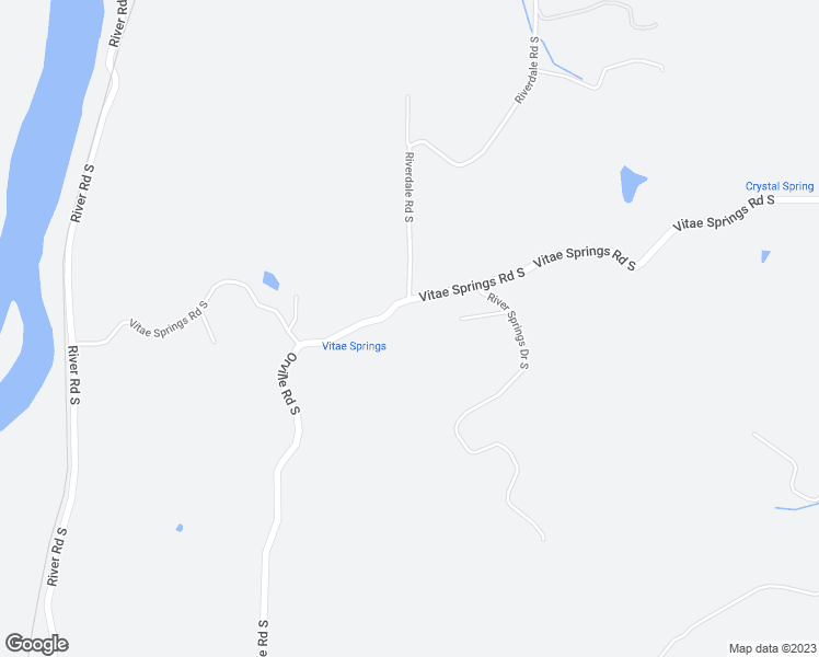 map of restaurants, bars, coffee shops, grocery stores, and more near 6377 River Springs Drive South in Salem