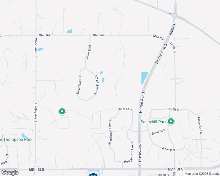 map of restaurants, bars, coffee shops, grocery stores, and more near 5676 Garden Drive in Woodbury
