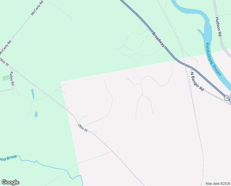 map of restaurants, bars, coffee shops, grocery stores, and more near 75 Pine Ledge Road in Bangor