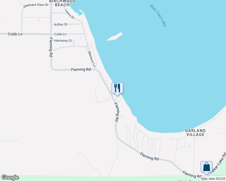 map of restaurants, bars, coffee shops, grocery stores, and more near Fleming Rd in Albert