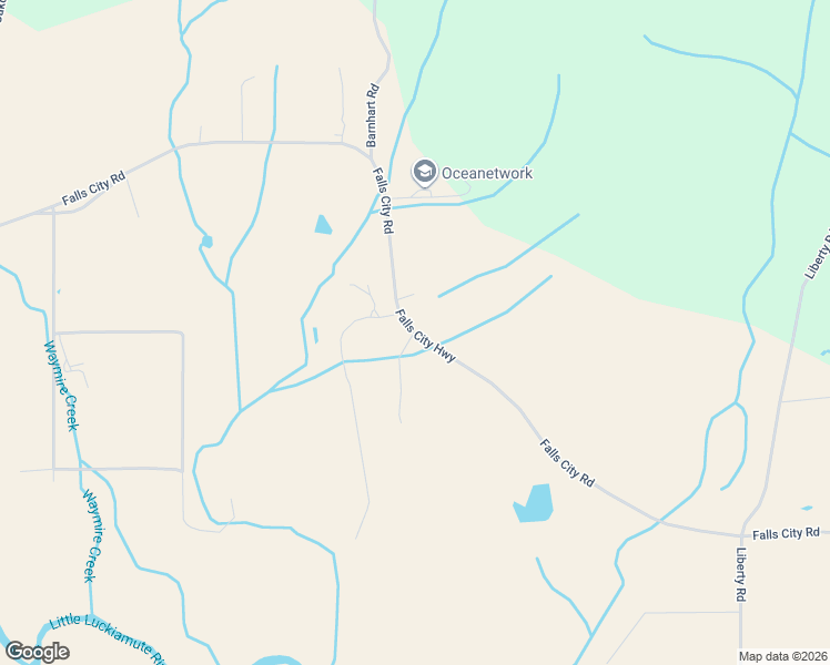 map of restaurants, bars, coffee shops, grocery stores, and more near 17900 Falls City Highway in Dallas