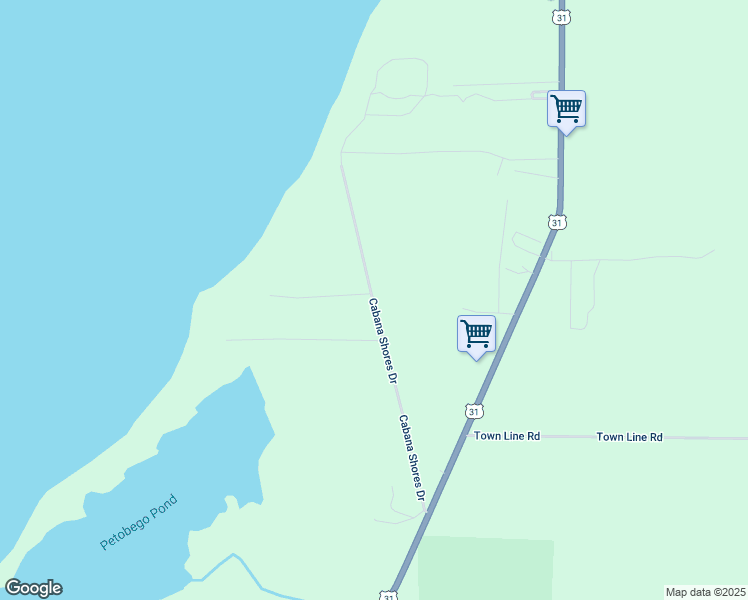 map of restaurants, bars, coffee shops, grocery stores, and more near 11970-11988 Cabana Shores Drive in Williamsburg