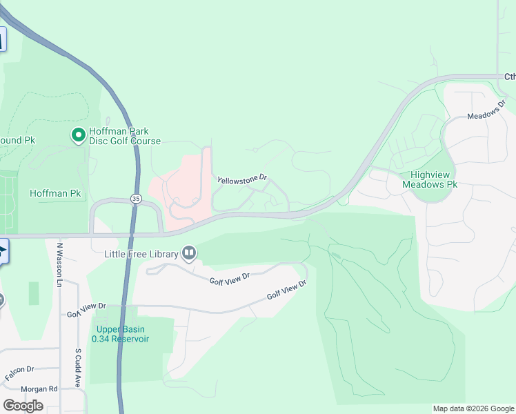 map of restaurants, bars, coffee shops, grocery stores, and more near 1880 Fisher Way in River Falls