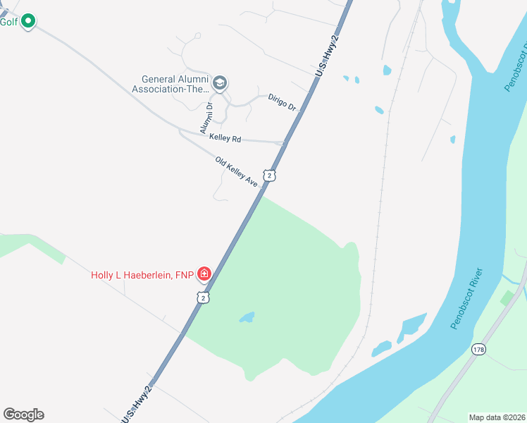 map of restaurants, bars, coffee shops, grocery stores, and more near 366 Main Street in Orono